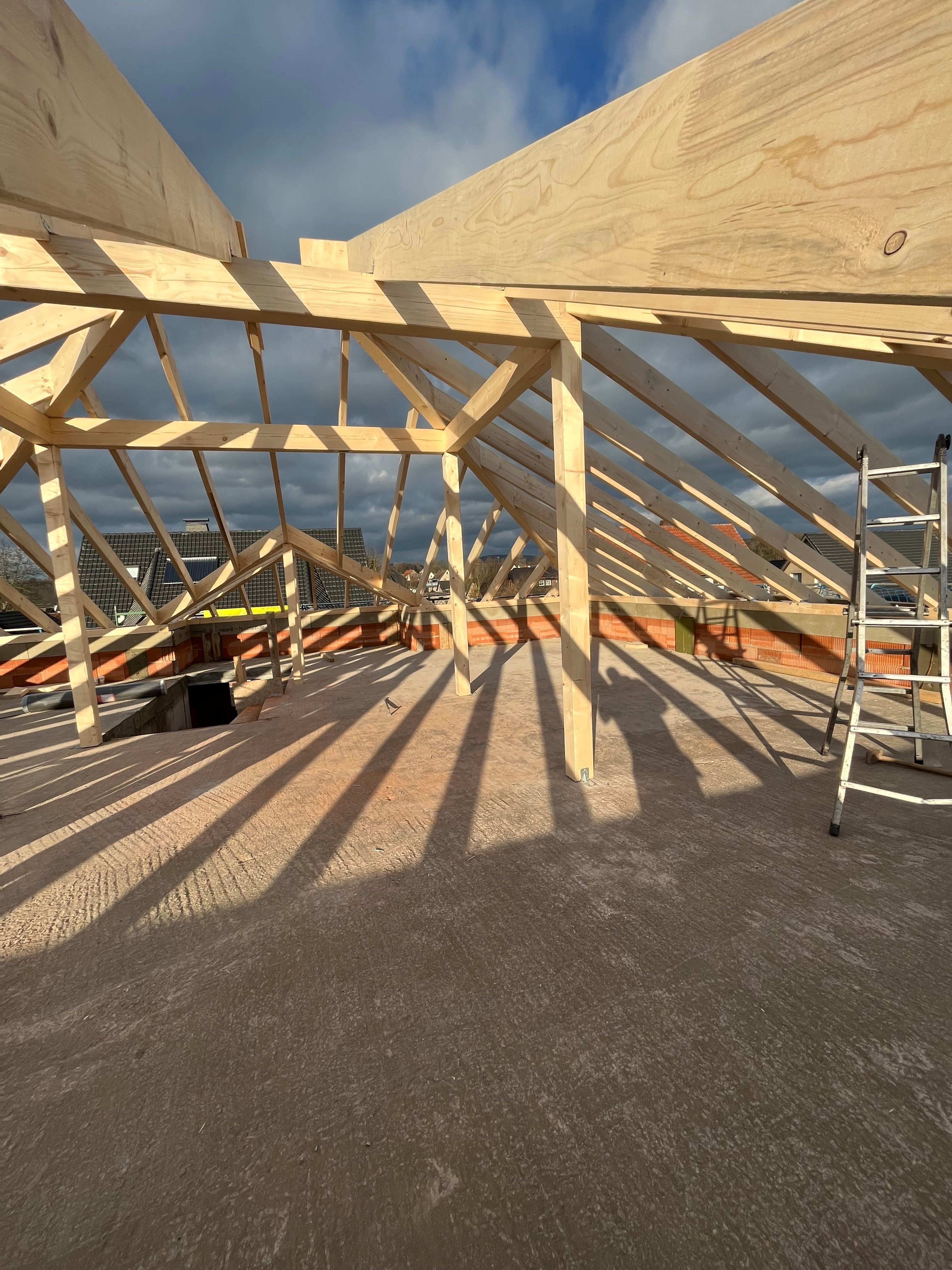 Referenzprojekt Dachstuhl & Carport von Krutemeier Bedachungen